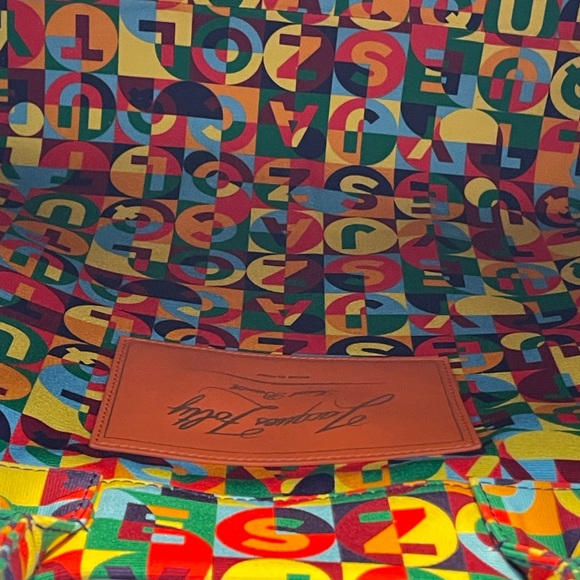 Jacques Folty Colorful Logo Tote Bag - Picture 4 of 7